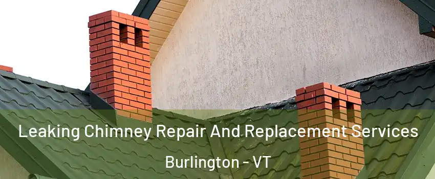  Leaking Chimney Repair And Replacement Services Burlington - VT
